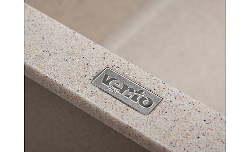 Мойка гранитная VENTOLUX AMORE 500x400x200 Коричневый песок