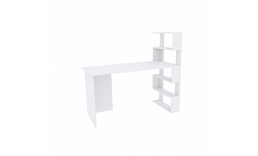 Компьютерный стол Robert правый Белый Нимфея Альба