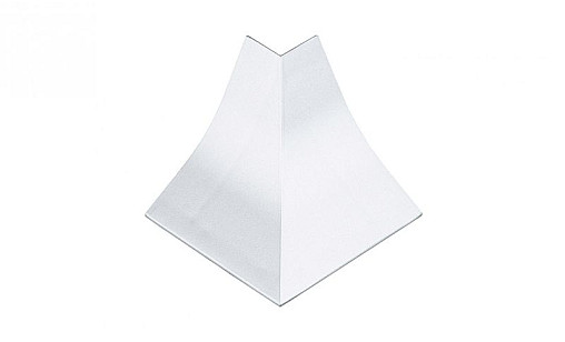 Угол на плинтус наружный 90° Алюминий 611 LUXEFORM (SLIM)