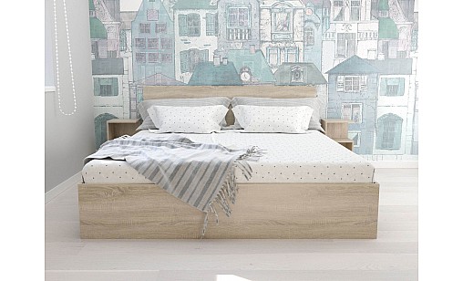 Ліжко Mishel 1840х2040х900 Німфея альба