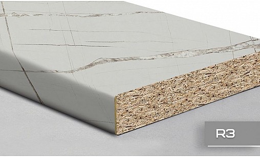 Стільниця LUXEFORM L154 Мармур Астурія 1U R3 4200х1200х38 мм