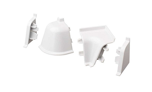 Угол на плинтус внутренний 135' 118 Снежно-белый (91115) LUXEFORM