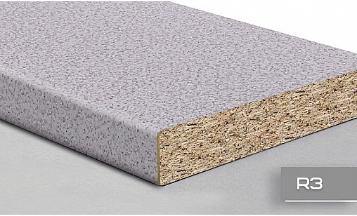 Стільниця LUXEFORM S502 Камiнь Грiджио Сiрий 2U R3 3050х1200х38 мм