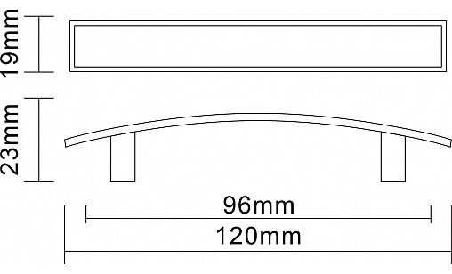 Ручка DUG 19/96 G4 Бронза Античная ДС ОптимаЛайн