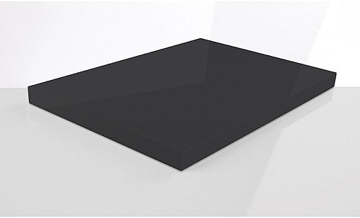 Панель МДФ LUXEFORM GL-803U AS Графит Глянец (пластик в декор) 2800х1300х18,4 мм - Acryl TopX 1800 (standard)