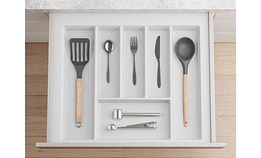 Лоток для кухонних приладів MAX  600 мм 490-550x490 білий TE36.0121.05.013 Rejs