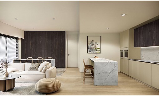 Компакт-плита LUXEFORM L147 Мрамор Милтон / черное ядро 4200х649х12 мм