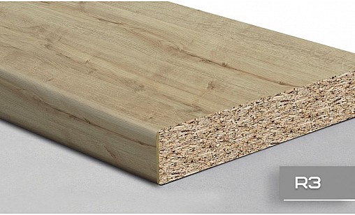 Стільниця LUXEFORM L152 Дуб Бірмингем 2U R3 3050х900х38 мм вологост.