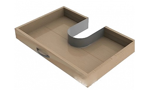 Ограничитель для сифона U-образный серый (М-009803) Ограничитель для сифона U-образный серый (М-009803)