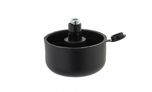 Ніжка-стопка 27х50мм регульована Чорна