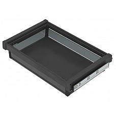 Полиця з боковим кріпленням Starax 560-590*475*170мм 600мм антрацит S-6791 Полиця з боковим кріпленням Starax 560-590*475*170мм 600мм антрацит S-6791