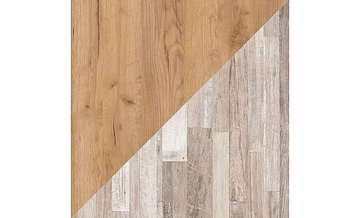 Стеновая панель K003 FP/K029 SU Дуб Крафт Золотой / Блоквуд Льняной (Двусторонний) 4100х640х10 мм KronoSpan