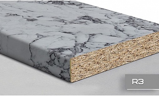 Стільниця LUXEFORM L139 Крестола Б'янка 1U R3 4200х800х38 мм