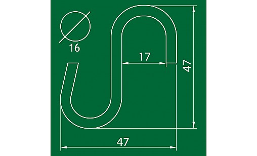 Крючок на рейлинг Хром ДС ОптимаЛайн Крючок на рейлинг Хром ДС ОптимаЛайн