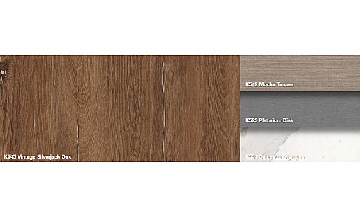 Стільниця K545 RW Дуб Сільверджек Вінтажний 4100х600х38 1U вологостійка Kronospan