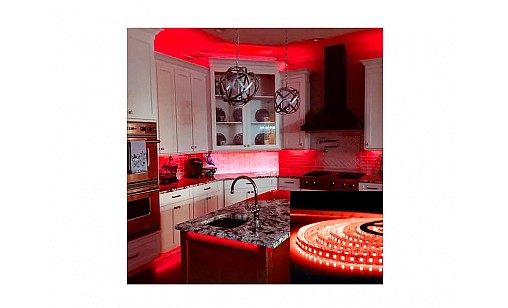 Лента светодиодная 3528-60/4,8W R красный, негерметичная, Biom