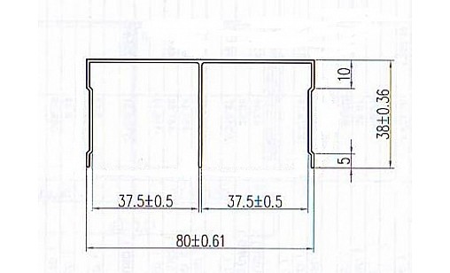 Напрямна верхня L-5,5м Шампань ДС СтандартЛайн Напрямна верхня L-5,5м Шампань ДС СтандартЛайн