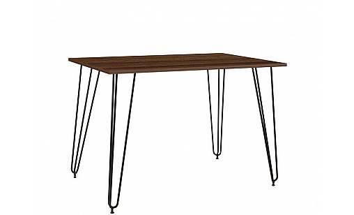 Стіл ALLER BLACK (18) 1100*700*750 Горіх Тіеполо НС