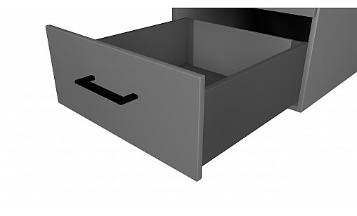 Тандембокс SLIM 16мм L-300мм Н-167мм Графіт ДС ПреміумЛайн