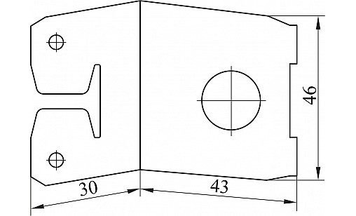 Кут регульований "SК" (хром) Кут регульований "SК" (хром)