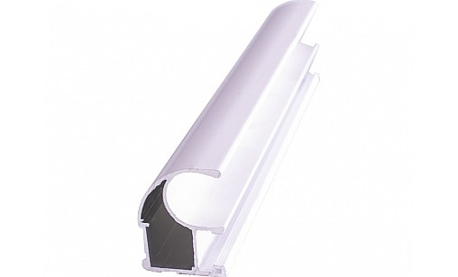 Профіль вертикальний відкритий L-4,7м Білий Глянець ДС ОптимаЛайн Профіль вертикальний відкритий L-4,7м Білий Глянець ДС ОптимаЛайн