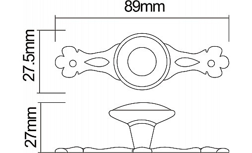 Ручка DGG 36  DSD 36 G4 Бронза Античная ДС ОптимаЛайн