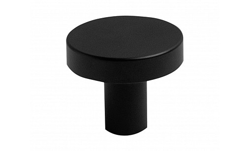 Ручка кнопка K 45-A BLKM Чёрный Матовый ДС