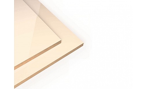 Панель МДФ Акрил Бежевый светлый ACRC103(7496) 2800x1220x18мм Anti-Scratch Gloss MEVA