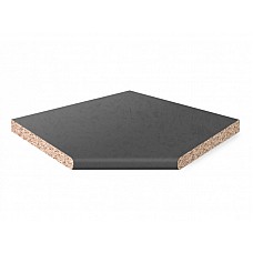 Кутовий елемент LUXEFORM S524 Графіт Абсолют 1U R6 900х900х38 мм Кутовий елемент LUXEFORM S524 Графіт Абсолют 1U R6 900х900х38 мм