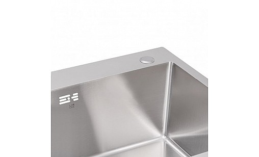 Мойка нержавеющая LIDZ H7843 Brush 3,0/1,0 мм двойная с дозатором