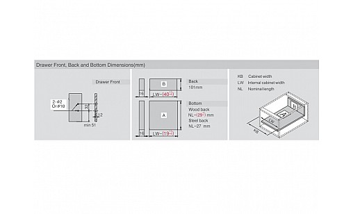 ДТС SLIM Тандембокс графит L-400/126 Tip-on HT424004A11 (Е30) ДТС SLIM Тандембокс графит L-400/126 Tip-on HT424004A11 (Е30)