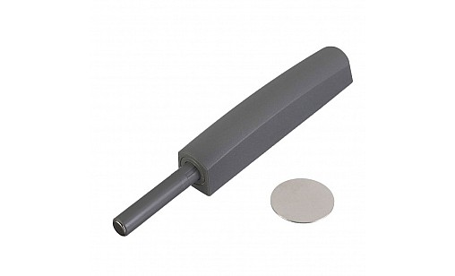 Отбойник накладной с магнитным окончанием, длинный, графит AM-OAM-DL-MG-60 GTV Отбойник накладной с магнитным окончанием, длинный, графит AM-OAM-DL-MG-60 GTV