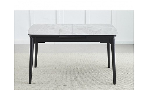 Стіл обідній Askold 1200(1600)*800*760 Italy grey Glossy