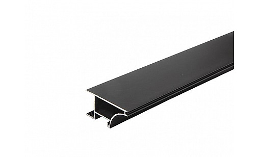 Профіль LED торцевий, чорний, 3м PA-GLAXWN3M-AL-20М GTV