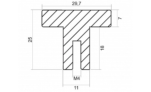 Ручка кнопка K 45-A GR Графит ДС