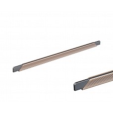 Ручка профільна DL 9389/352 ChSl/GR Шампань Рифлений/Графіт ДС