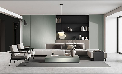 Фасад МДФ LUXEFORM MET-016 iS Алюминий Металлик (пластик в декор) 17,7 мм - idea