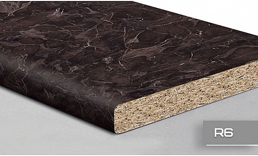 Стільниця LUXEFORM W131 Мармур Імператорський 2U R6 3050х700х28 мм