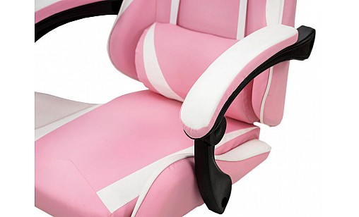 Крісло геймерське SLIM рожеве/біле Крісло геймерське SLIM рожеве/біле