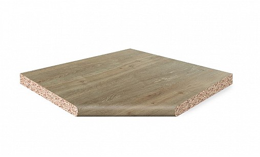 Кутовий елемент LUXEFORM L153 Дуб Лестер 1U R3 850х850х38 мм