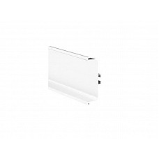 Профіль фронтальний алюмінієвий U (фасад без ручок) БІЛИЙ ГЛЯНЕЦЬ L = 4,2м 5450.01.420.22.07