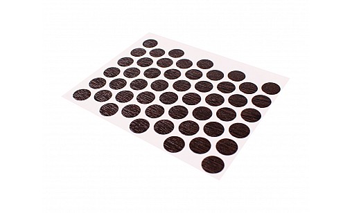 Заглушка самоклеюча на конфірмат венге 7104