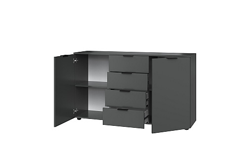 Комод ASTI-5 Графитовый