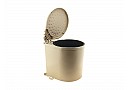 Ведро для мусора MESAN 11л, h=380мм d=300мм пластик, бежевое 105-71-03-344