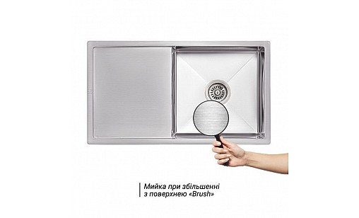 Мойка нержавеющая LIDZ H7844 Brush 3,0/1,0 мм оборотная Мойка нержавеющая LIDZ H7844 Brush 3,0/1,0 мм оборотная
