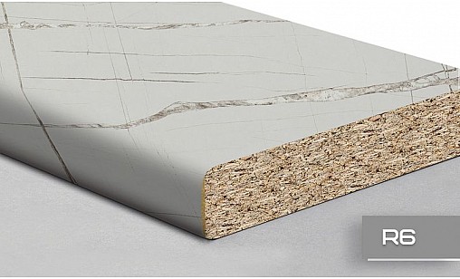 Стільниця LUXEFORM L154 Мармур Астурія 1U R6 4200х700х38 мм