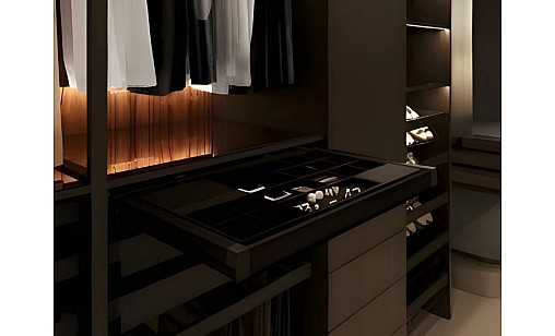 Полиця з перегородками з дотягом ELITE 800 мм графіт WG-PRZEG80-60-A GTV