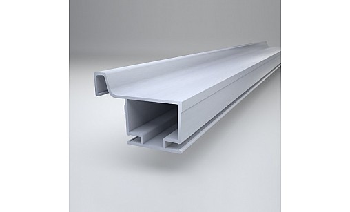 Профіль фронтальний вертикальний одинарний (фасад без ручок) L = 4,7 м 114-52-00-601