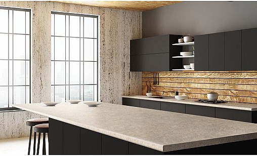 Стільниця LUXEFORM S057 Олімпія 2U R6 3050х600х28 мм вологост.