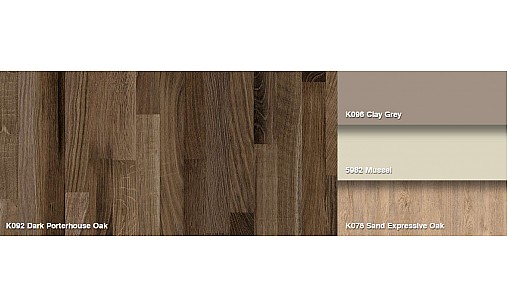 Столешница KronoSpan K092 FP Дуб Портерхаус Темный 1U R3,3 4100х600х38 мм влагост.